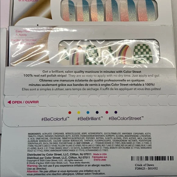 NEW Color Street Nail Strips Collection Real Nail Polish Set of 22 - Picture 4 of 4